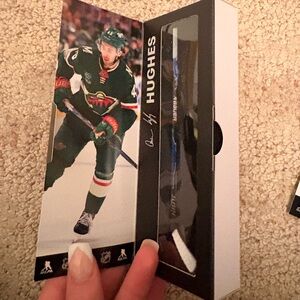 Minnesota Wild Quinn Hughes Collectible Mini Hockey Stick